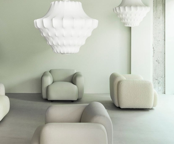 Eigentijdse Scandinavische design meubelen, lampen en accessoires